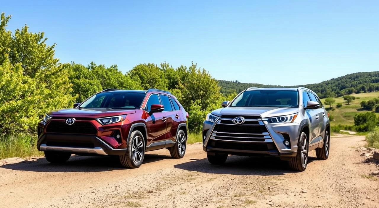 Toyota RAV4 vs. Toyota Highlander Which SUV is Right for You in 2025